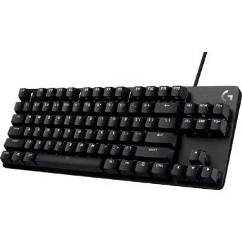 Logitech G413 TKL SE Mechanical Gaming Keyboard, PBT Keycaps, USB 2.0 Connection Type, White Backlighting, 12 Function Key Media Controls, Tactile Switch, English Arabic Layout, Black | 920-010809 - eBuy UAE